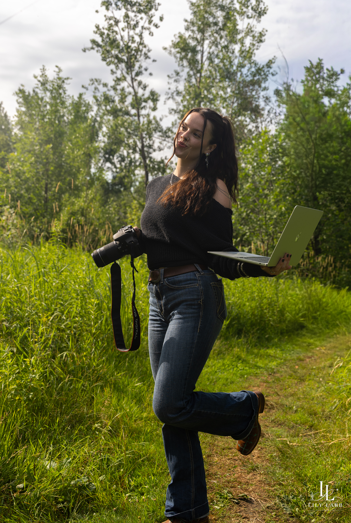 Portrait de Jasmine, photographe